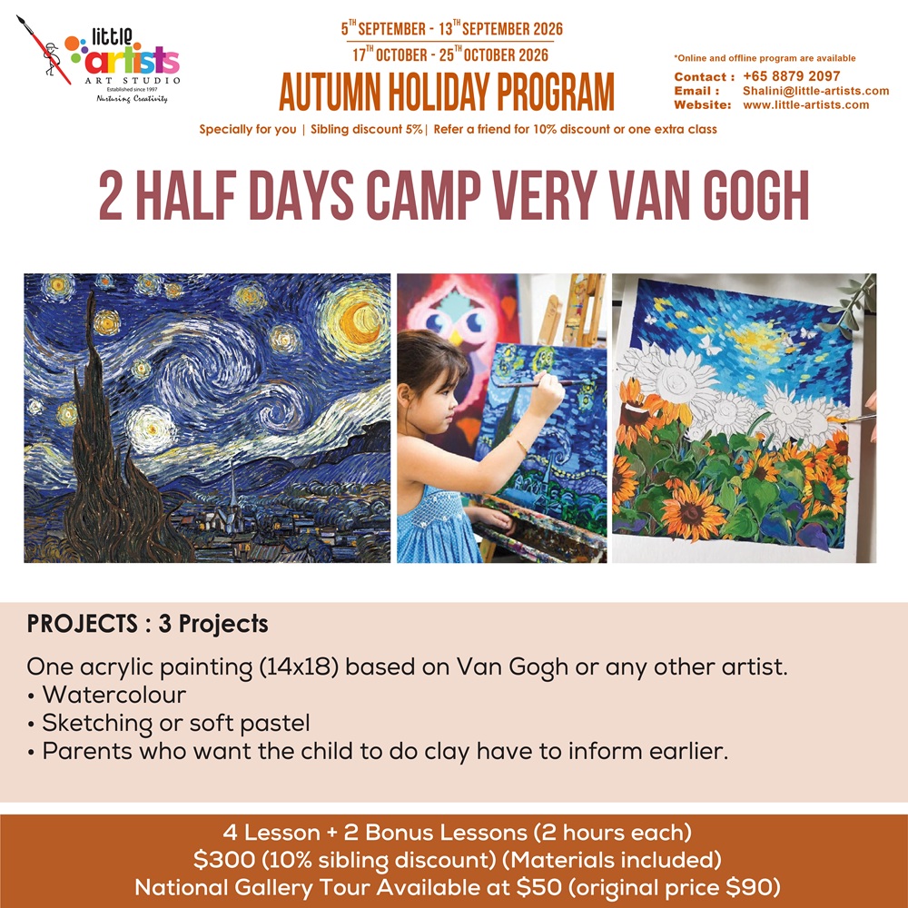 2 HALF DAYS CAMP VERY VAN GOGH